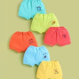 Redden Infant Girls Pack of 6 Mid-Rise Pure Cotton Basic Briefs R-211M-PK6-image-32