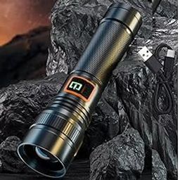 dhriyag Flashlight (MZ-035) Desk Lamp Light with Gift Box.Focus Zoom Torch Light with 3 Modes Adjustable for Emergency Activities. image 5