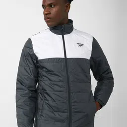 Reebok Men Colourblocked Rbk Fitness Light Padded MP Jacket-9