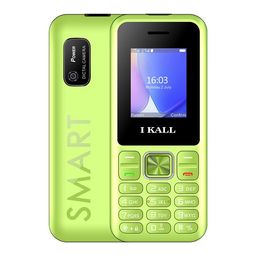 IKALL K22 Keypad Feature Phone with 1.8inch Display, 1000mAh Battery, 32MB Storage, FM Radio, Crystal Keypad, Bluetooth, Dual-Sim, Music & Mp3 Player, Vibration (Green) image 1
