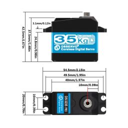 DSServo DS3235SSG 35KG Pro Waterproof Servo 180°, 270° (Optional)Degree Rotation Servo Motor Durable Stainless Steel Gear Servo Powerful 35kg TorqueCorelessServo For Robotics and RC CarsDSServo DS3235SSG 35KG Pro Waterproof Servo 180°, 270° (Optional)Degree Rotation Servo Motor Durable Stainless Steel Gear Servo Powerful 35kg TorqueCorelessServo For Robotics and RC Cars image 4