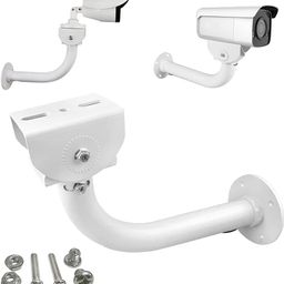 Raise J-Type CCTV Bullet & Dome Camera Wall & Ceiling Mounting Bracket, 225 MM Length, 90 Degree Tilt Adjustable, Ideal for Indoor & Outdoor Usage, Compatible with 1MP to 12MP Resolution Camera image 3