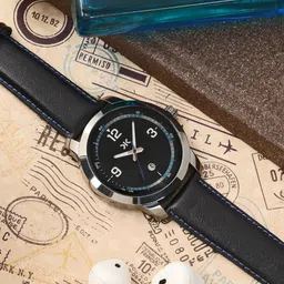 Killer Men Textured Leather Bracelet Style Straps Analogue Watch KLMO81C-image-35