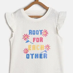 MINI KLUB Girls Off White & Blue Regular Top-picture-41