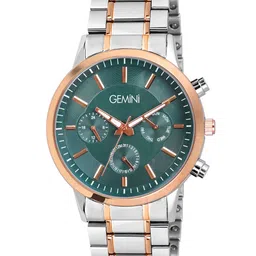GEMINI Men Dial & Stainless Steel Straps Round Analogue Watch BSN 1368KM03-image-78