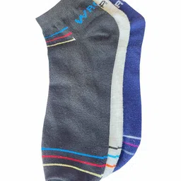 WROGN Men Pack Of 3 Patterned Ankle-Length Socks-54