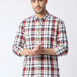 Pepe Jeans Men Relaxed Tartan Checked Casual Cotton Shirt-image-67