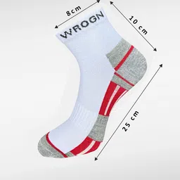 WROGN Men Pack Of 3 Patterned Ankle Length Socks image 5