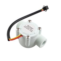 YF-S201 Water Flow Measurement Sensor with 1-30Liter/min Flow Rate – White image 1