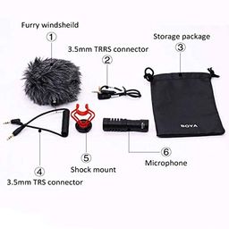 Boya by-Mm1 Super-Cardioid Shotgun Auxiliary Microphone with Real Time Monitoring Compatible with iPhone/Android Smartphones, DSLR Cameras Camcorders for Live Streaming Audio Recording image 5