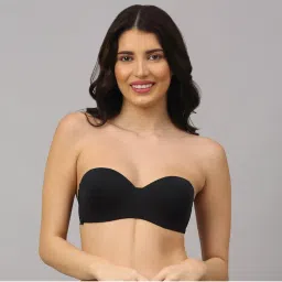 PrettyCat wired strapless tshirt bra - Black-picture-11