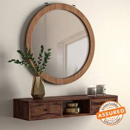 urban ladder Claudio Solid Wood Console Table in Teak Finish-picture-16