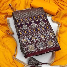 KALINI Unstitched Dress Material-image-59