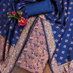 KALINI Woven Design Unstitched Dress Material-image-38