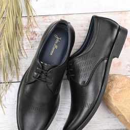 John Karsun Men Textured Formal Derbys-image-16