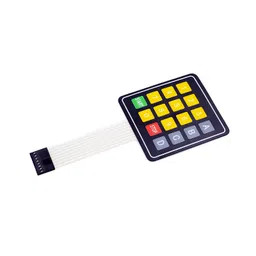 DC 12V 4×4 16 Key Matrix Membrane Switch Keypad image 1