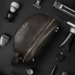 LOUIS STITCH Leather Travel Toiletry Kit-24