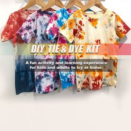 luyk Kids Pink & White Tie & Dyed DIY T-Shirt Kit-7