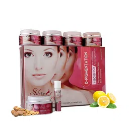 Skin Secrets D-Pigmentation Cleanser-Scrub-Cream-Gel-Pack-Serum Facial Kit-310gm-45