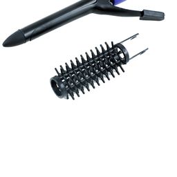 NIRVANI AIO-16B Professional 22MM Barrell Ceramic Coated Iron Rod Hair Curler - Blue image 3
