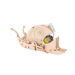 DIY Wooden Creeping Snail Kit Bionic Creeping Snail DIY STEM Toys For Children Educational Science Experiment DIY Electric Snail Puzzle Painted Kids Toys Technology - RS6388DIY Wooden Creeping Snail Kit Bionic Creeping Snail DIY STEM Toys For Children Educational Science Experiment DIY Electric Snail Puzzle Painted Kids Toys Technology - RS6388-1