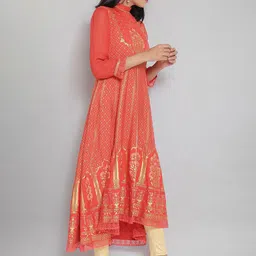AURELIA Printed Flared kurta image 3