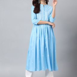 ANANDITA Women Striped Anarkali Kurta-53