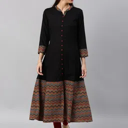 KALINI V-Neck Thread Work Anarkali Kurta-picture-24