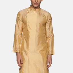 Sethukrishna Men Beige Handloom Kurta-picture-17