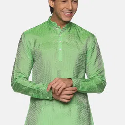 Sethukrishna Men Green Handloom Kurta-picture-16