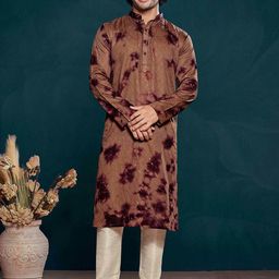 Vardha Men Floral Embroidered Thread Work Handloom Kurta-picture-39