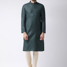 KISAH Mandarin Collar Straight Kurta-image-71