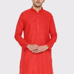 Maharaja Band Collar Straight Kurta-image-42