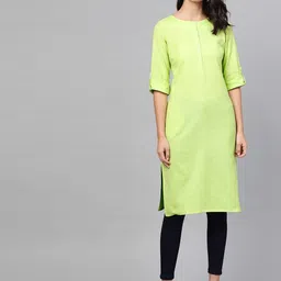 W Women Straight Cotton Kurta-picture-17
