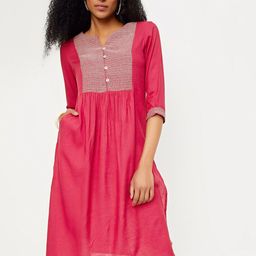 max Yoke Pleated Design  Kurta-picture-6