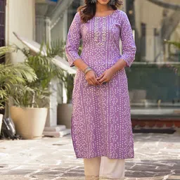 Varanga Ethnic Motifs Printed Cotton Straight Kurta-image-75
