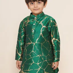 Sethukrishna Boys Abstract Printed Kurta image 1