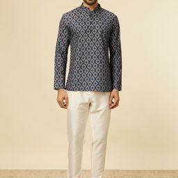 Manyavar Ethnic Motifs Printed Straight Kurta-picture-43