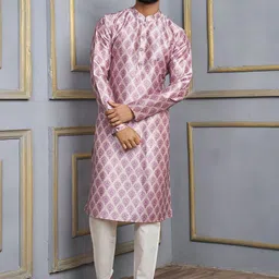 Inddus Ethnic Motif Printed Straight Kurta-image-97