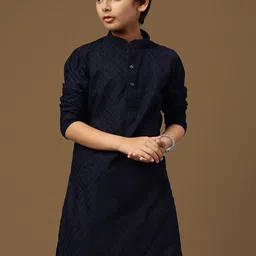 Sanwara Boys Embroidered Chikankari Ethnic Straight Kurta-41