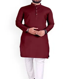 Bought First Mandarin Collar Kurta-picture-11