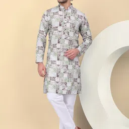 KRAFT INDIA Men Pathani Kurta-image-90
