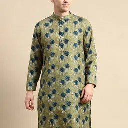 Amodh by Kisah Men Printed Straight Kurta-picture-44