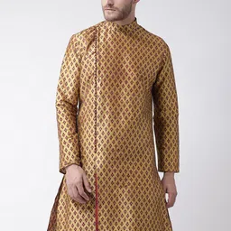 DEYANN Mandarin collar Long Sleeves Ethnic Motifs Thread Work Kurta-picture-19