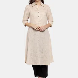 Sayesha Women Yellow Thread Work Cotton Kurta-image-40