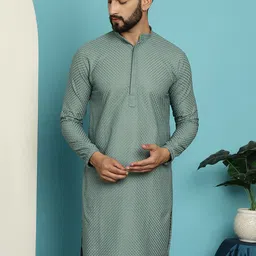 SOJANYA Ethnic Embroidered Straight Pure Cotton Kurta-picture-23