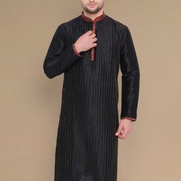 Sanwara Mandarin Collar Thread Work Kurta-image-87