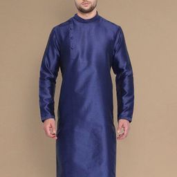 Sanwara Woven Design Strigth Kurta-image-10