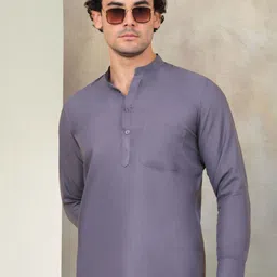 Jompers Mandarin Collar Long Sleeves Short Kurta-picture-30