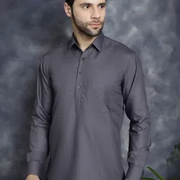 Jompers Shirt Collar Long Sleeves Kurta-image-65